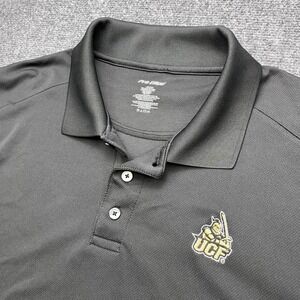 Pro Edge UCF Knights NCAA Fan Gear Black Gold Short Sleeve Polo Shirt